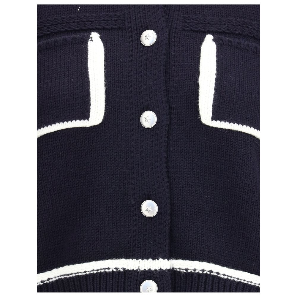 PINKO Strickjacke mit kontrastierenden Profilen