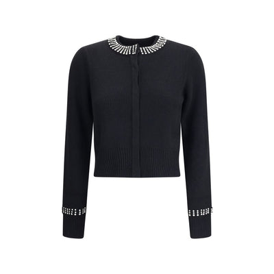 PINKO Strass-Stein-Strickjacke