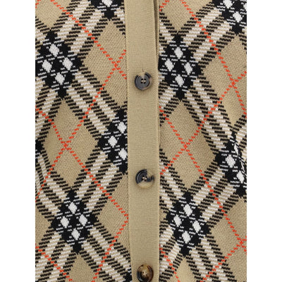 Burberry Archivio Karo Strickjacke