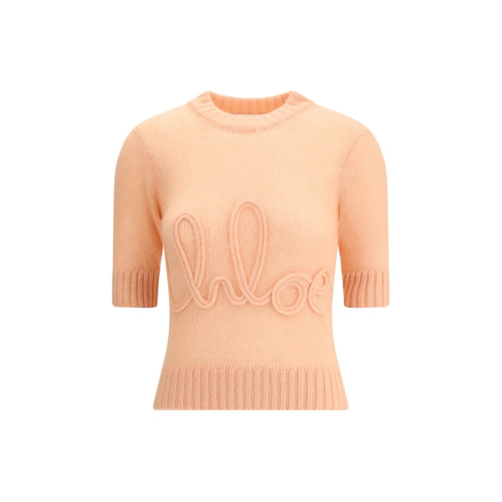 Chloé Logo-Wollpullover