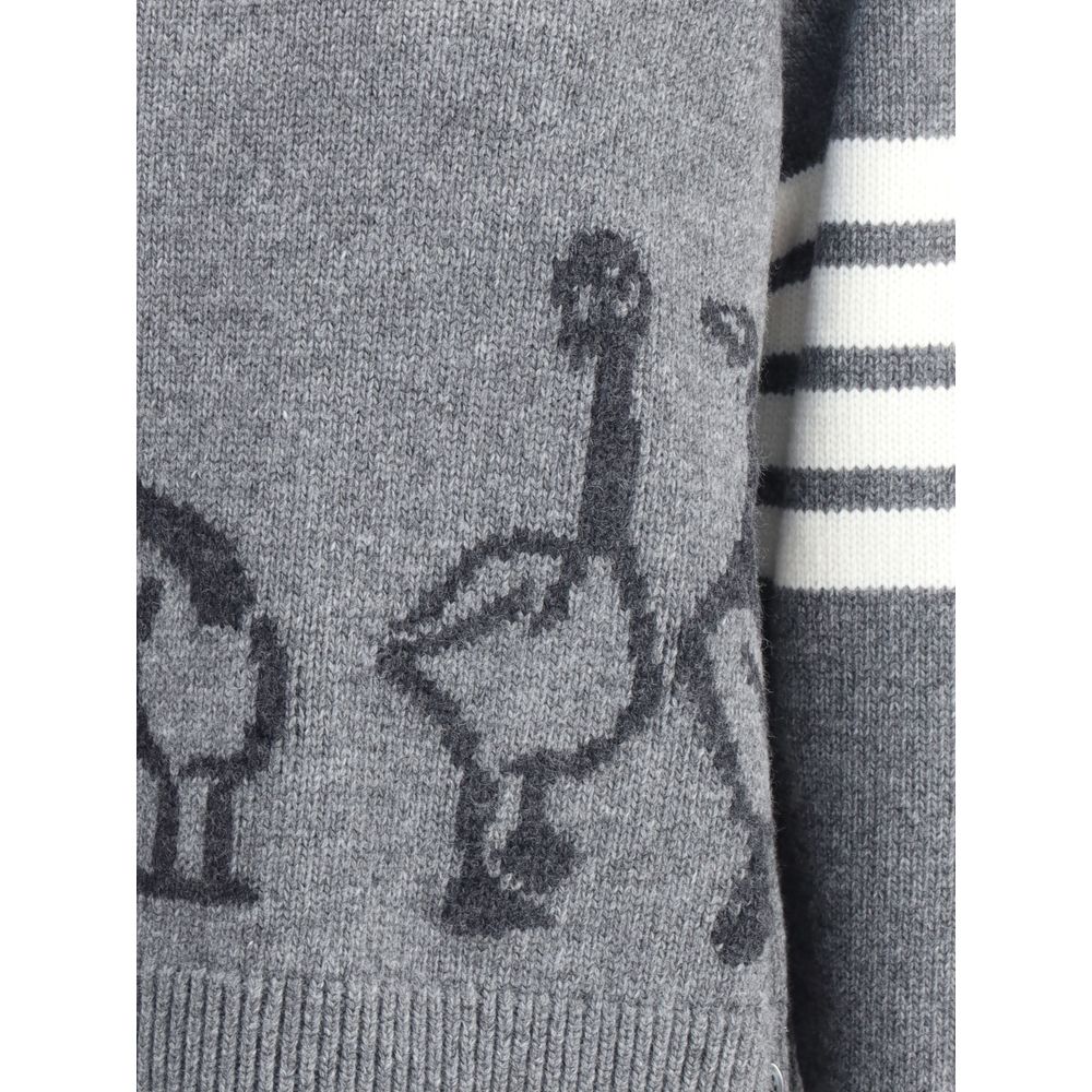 Thom Browne Pullover mit Gänsen aus Wolle