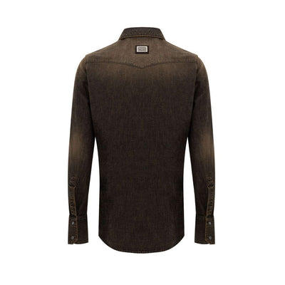 Dolce & Gabbana Brauner Baumwoll-Denim