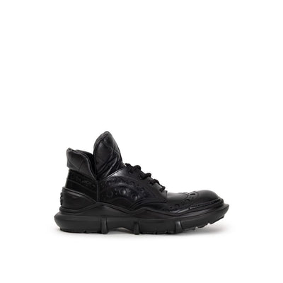 Dolce & Gabbana Schwarze Leder Oxfords und Derby
