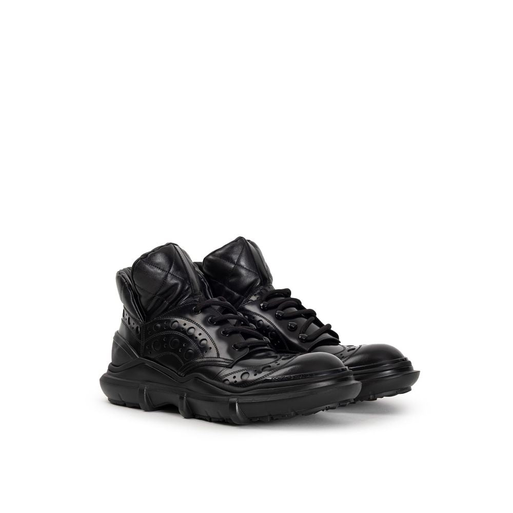 Dolce & Gabbana Schwarze Leder Oxfords und Derby