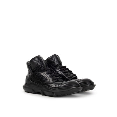 Dolce & Gabbana Schwarze Leder Oxfords und Derby