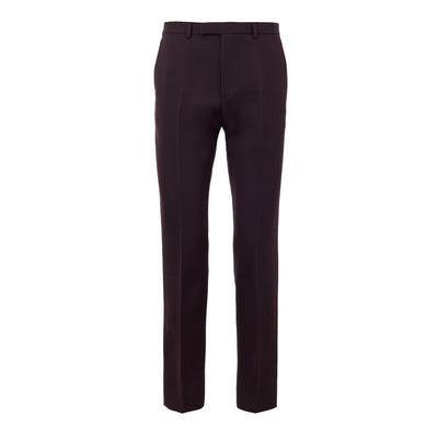 Gucci Bordeauxfarbene Wolljeans Denim