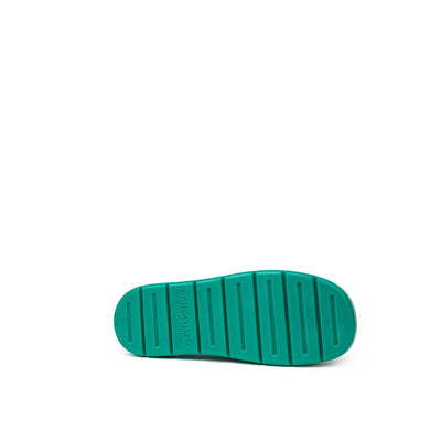 Bottega Veneta Grüner Baumwollpantoffel