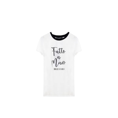 Dolce & Gabbana T-Shirt aus weißer Baumwolle