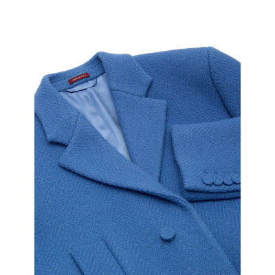 Gucci Blauer Wollmantel