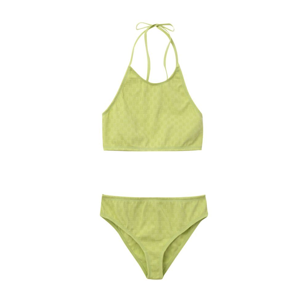 Bottega Veneta Bikini aus gelbem Polyamid
