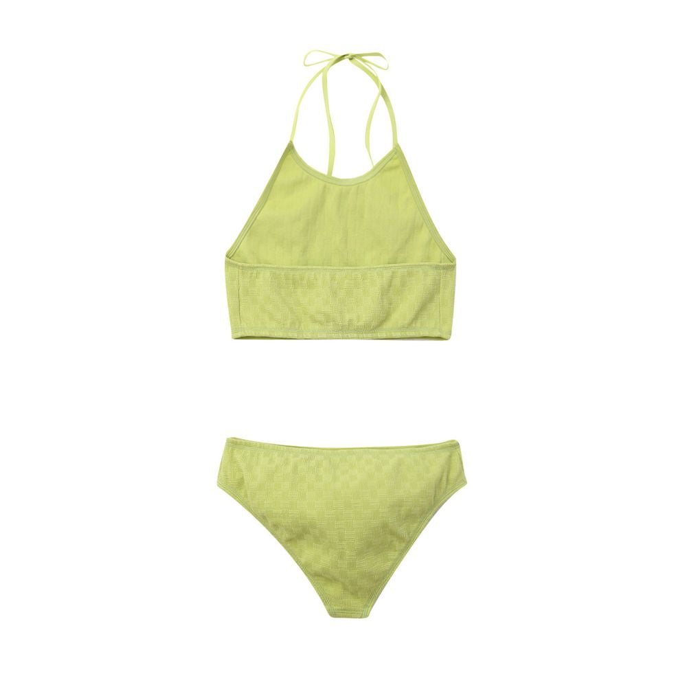 Bottega Veneta Bikini aus gelbem Polyamid
