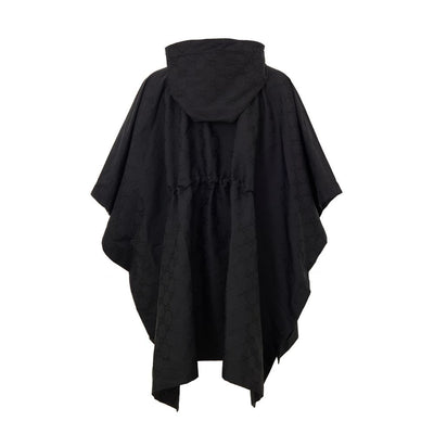 Gucci Schwarzer Polyester-Trenchcoat