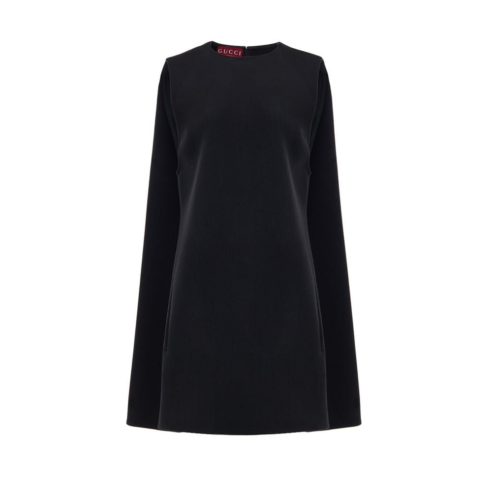 Gucci Schwarzes Wollkleid