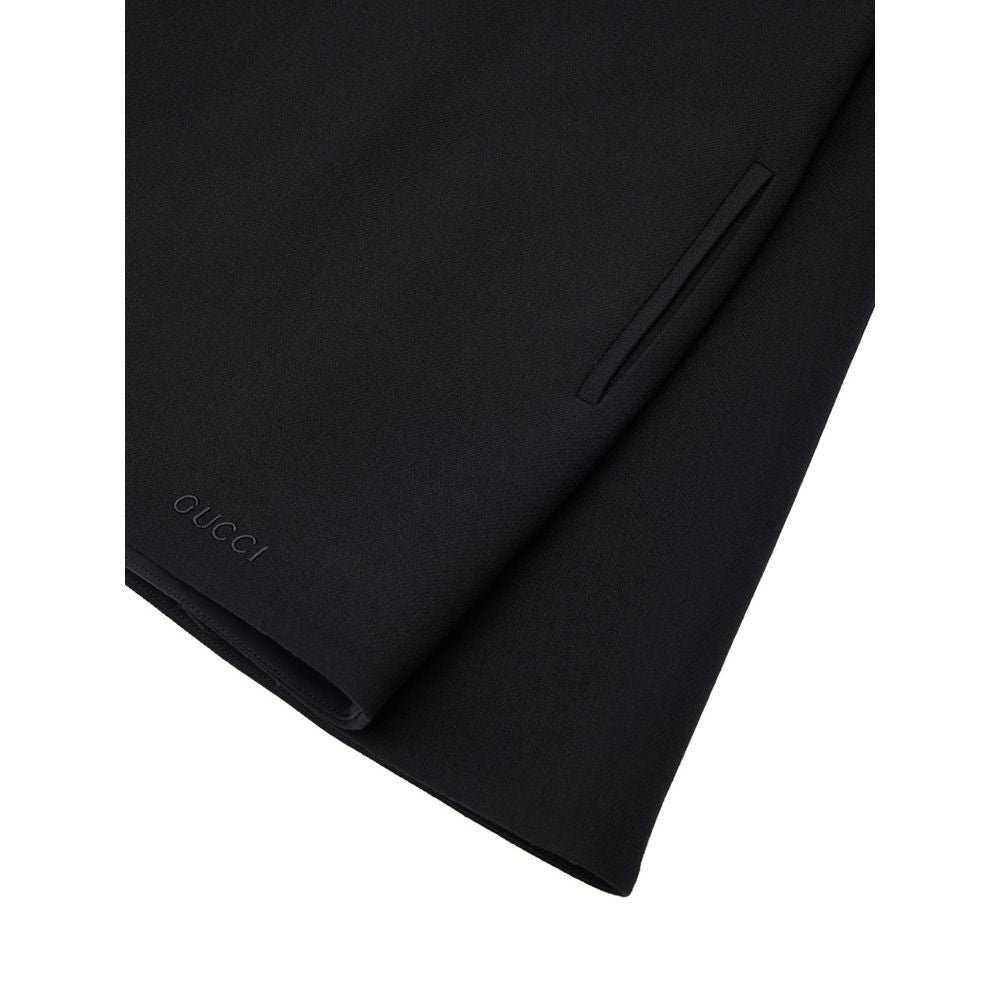 Gucci Schwarzes Wollkleid