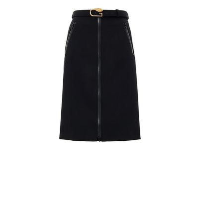 Gucci Schwarzer Rock aus Wolle