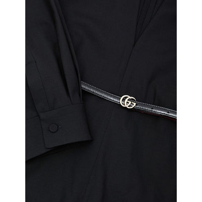 Gucci Schwarzer Woll-Overall