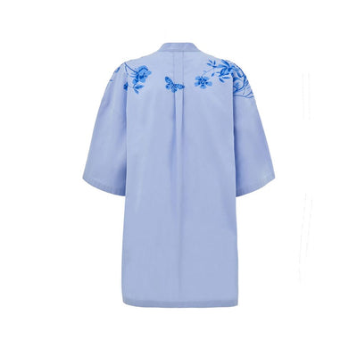 Gucci Blaues Baumwollhemd
