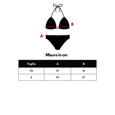 Bottega Veneta Bikini aus schwarzem Polyamid