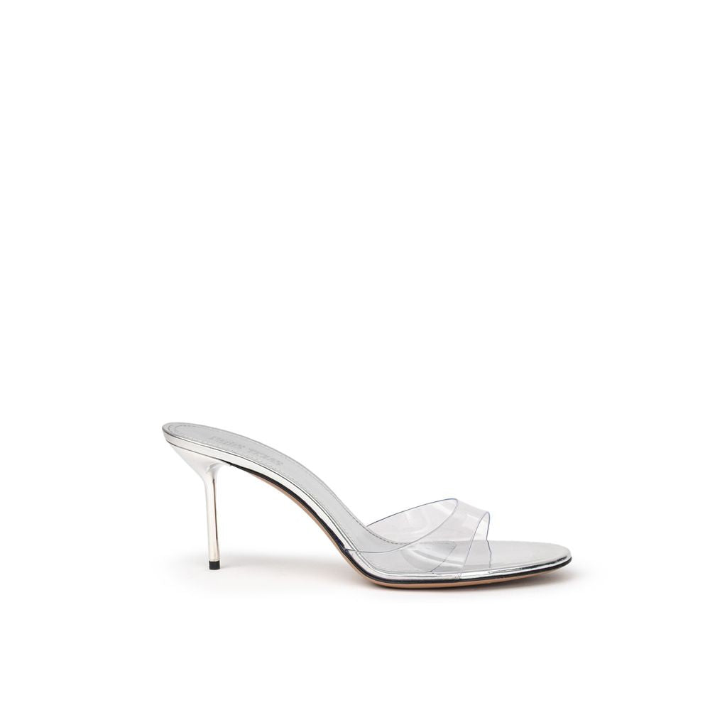 Paris Texas Graue Leder Pantolette
