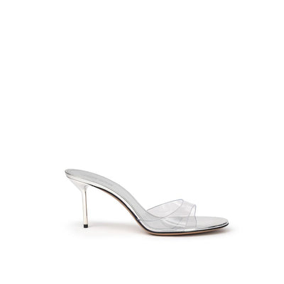 Paris Texas Graue Leder Pantolette