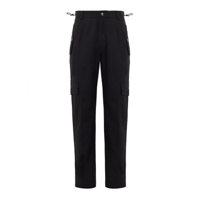 Dolce & Gabbana Schwarze Cargo-Hose aus Baumwolle