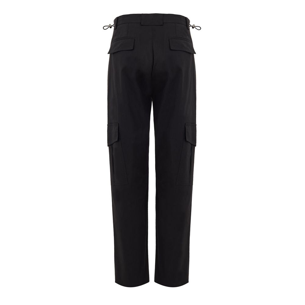 Dolce & Gabbana Schwarze Cargo-Hose aus Baumwolle