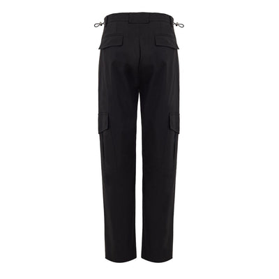 Dolce & Gabbana Schwarze Cargo-Hose aus Baumwolle