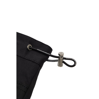 Dolce & Gabbana Schwarze Cargo-Hose aus Baumwolle