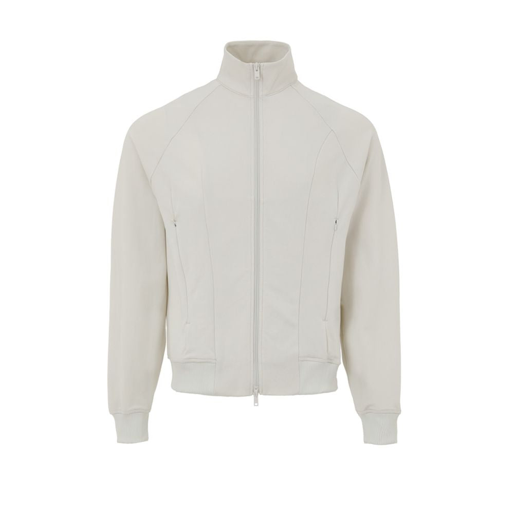 Y-3 Weißer Polyamid-Kapuzenpulli