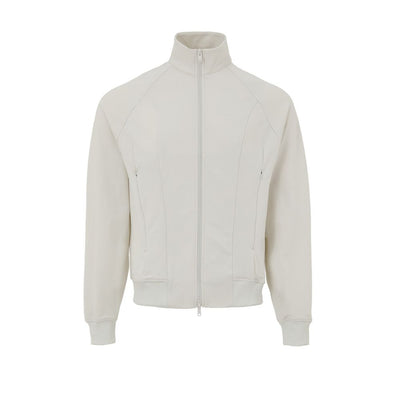 Y-3 Weißer Polyamid-Kapuzenpulli