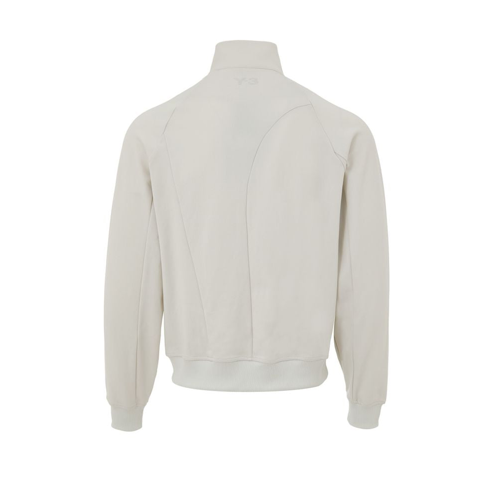 Y-3 Weißer Polyamid-Kapuzenpulli