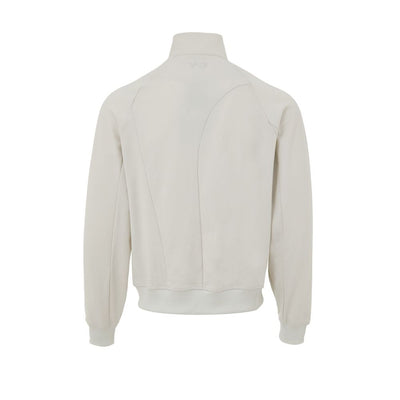 Y-3 Weißer Polyamid-Kapuzenpulli