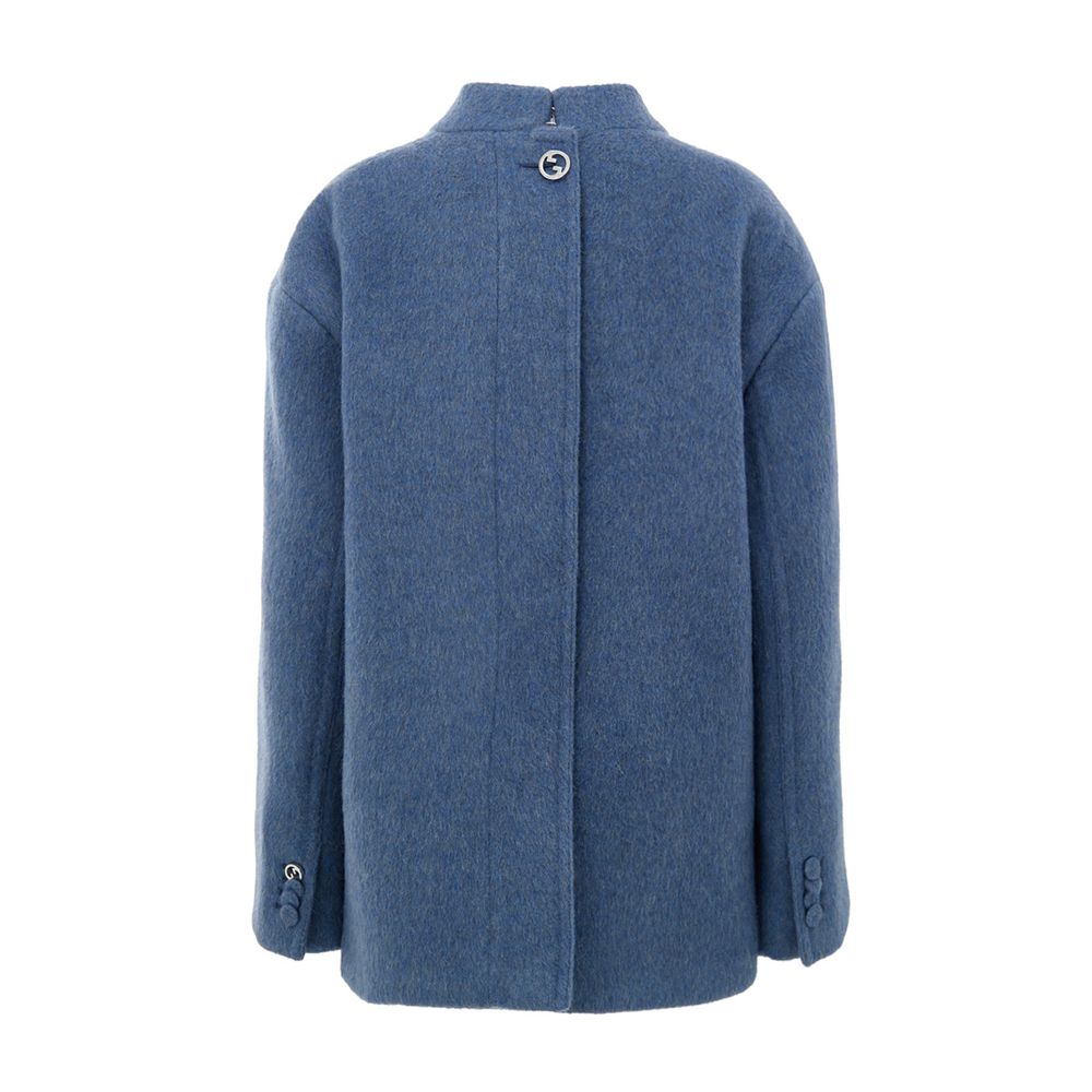 Gucci Hellblaue Wolljacken &amp