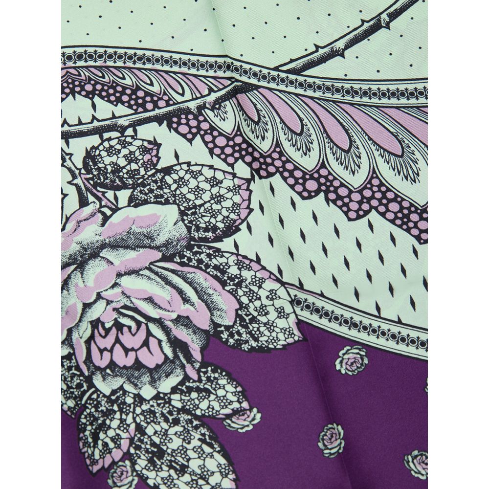 Gucci Grüne Seidenhose