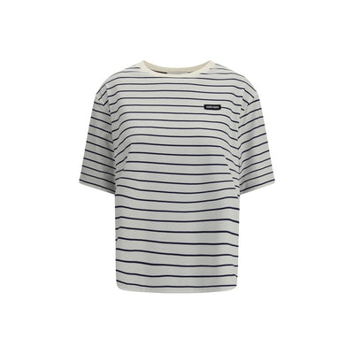 Miu Miu Gestreiftes T-Shirt