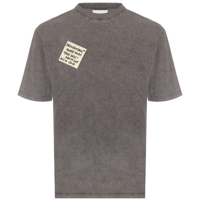 Diego Venturino T-Shirt aus grauer Baumwolle