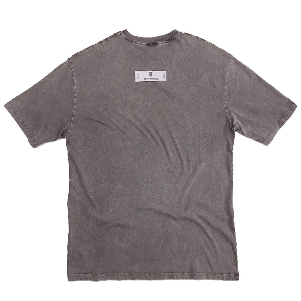 Diego Venturino T-Shirt aus grauer Baumwolle
