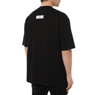 Diego Venturino Schwarzes T-Shirt aus Baumwolle