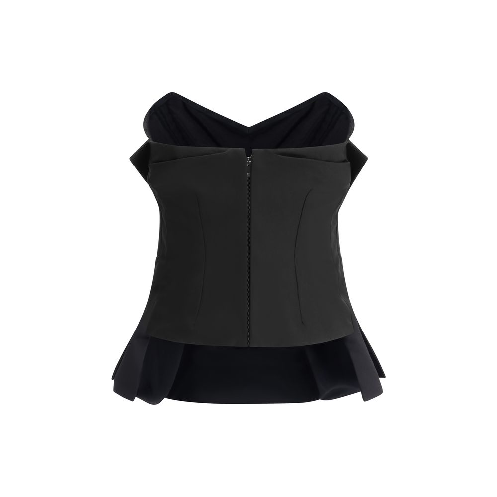 Alexander McQueen Ärmelloses Korsett-Top