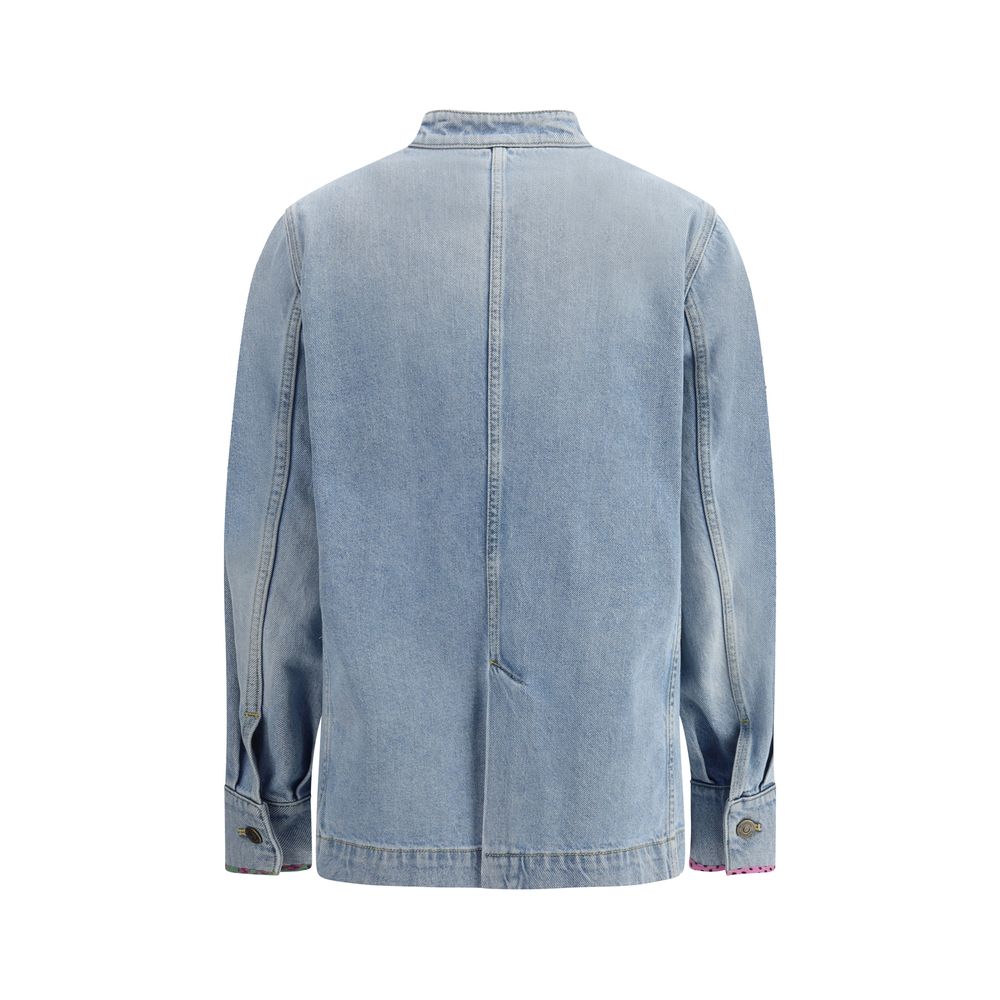 Valentino Jeansjacke mit Stickerei