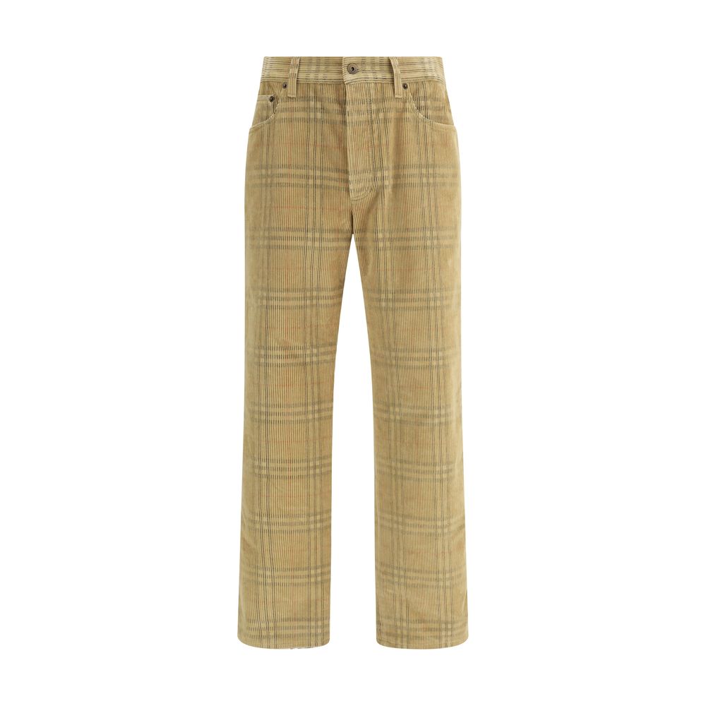 Burberry Samt-Hosen