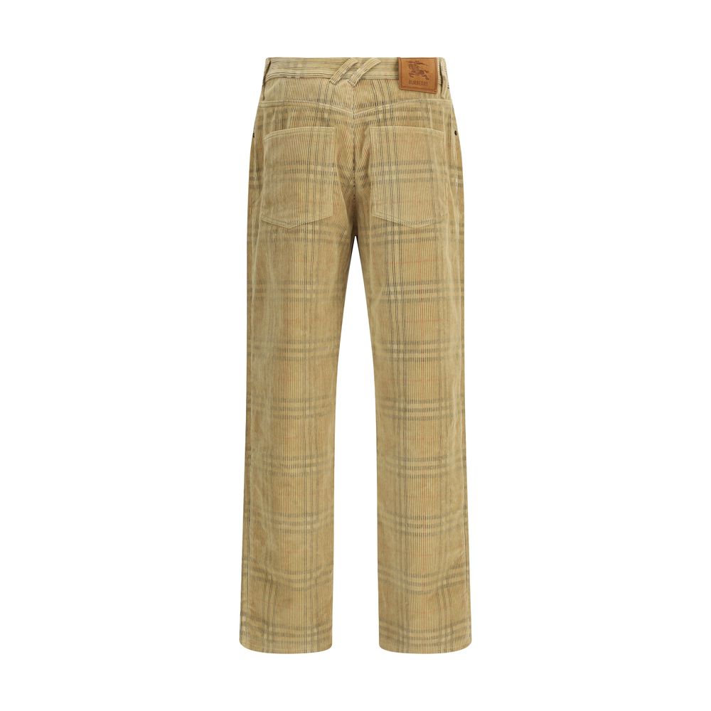 Burberry Samt-Hosen