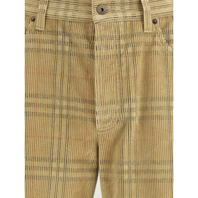 Burberry Samt-Hosen
