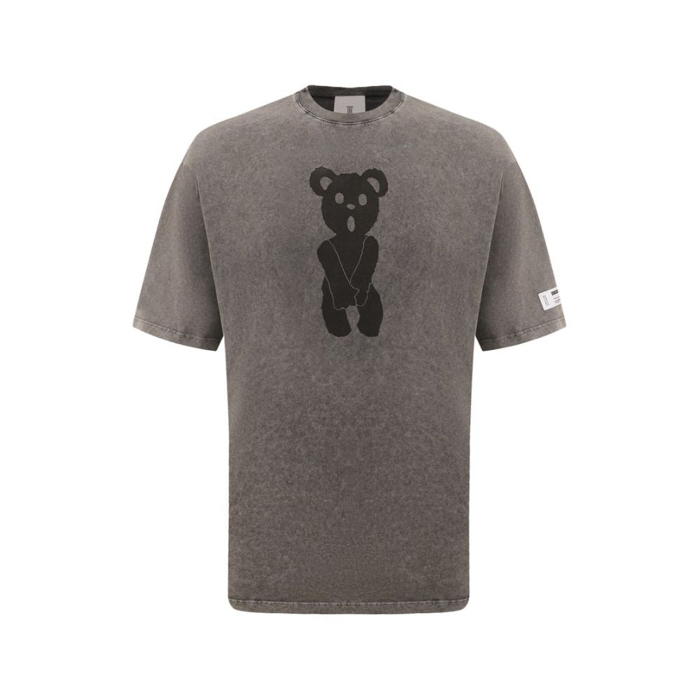 Diego Venturino T-Shirt aus grauer Baumwolle