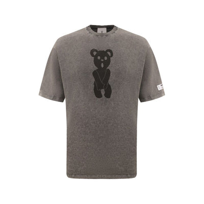 Diego Venturino T-Shirt aus grauer Baumwolle