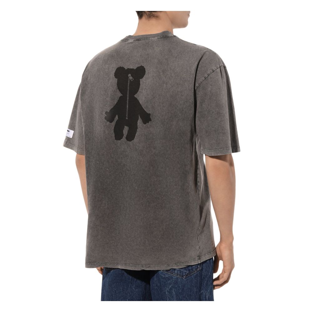 Diego Venturino T-Shirt aus grauer Baumwolle