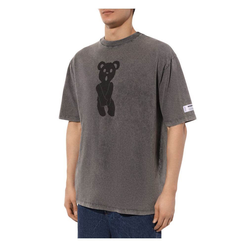 Diego Venturino T-Shirt aus grauer Baumwolle