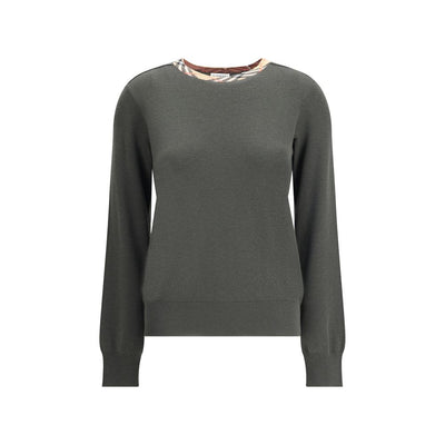 Burberry Wollpullover mit Karo