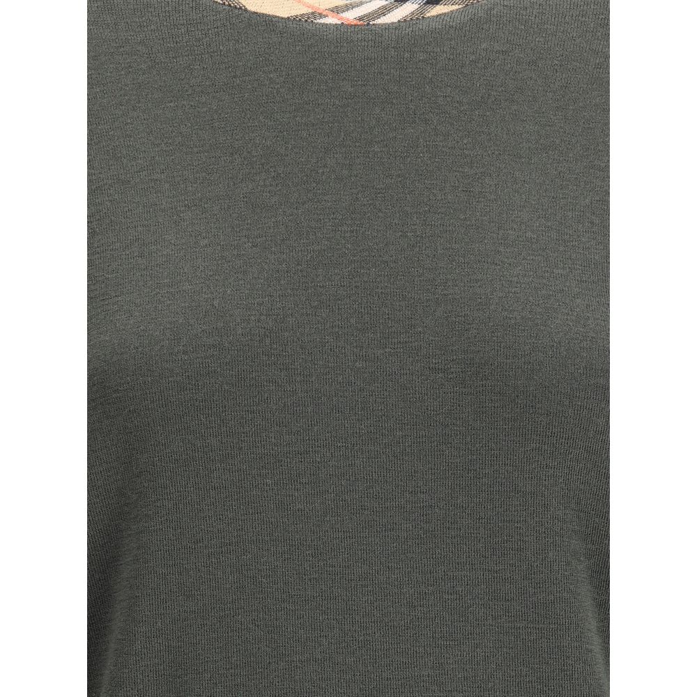 Burberry Wollpullover mit Karo