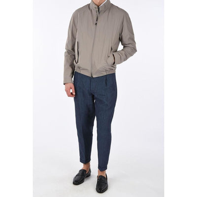 Corneliani Beigefarbene Polyesterjacke